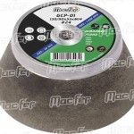 Rebolo esmeril t/ vaso GCP M14 90/110x52mm #80 ref� 165.0094 MACFER