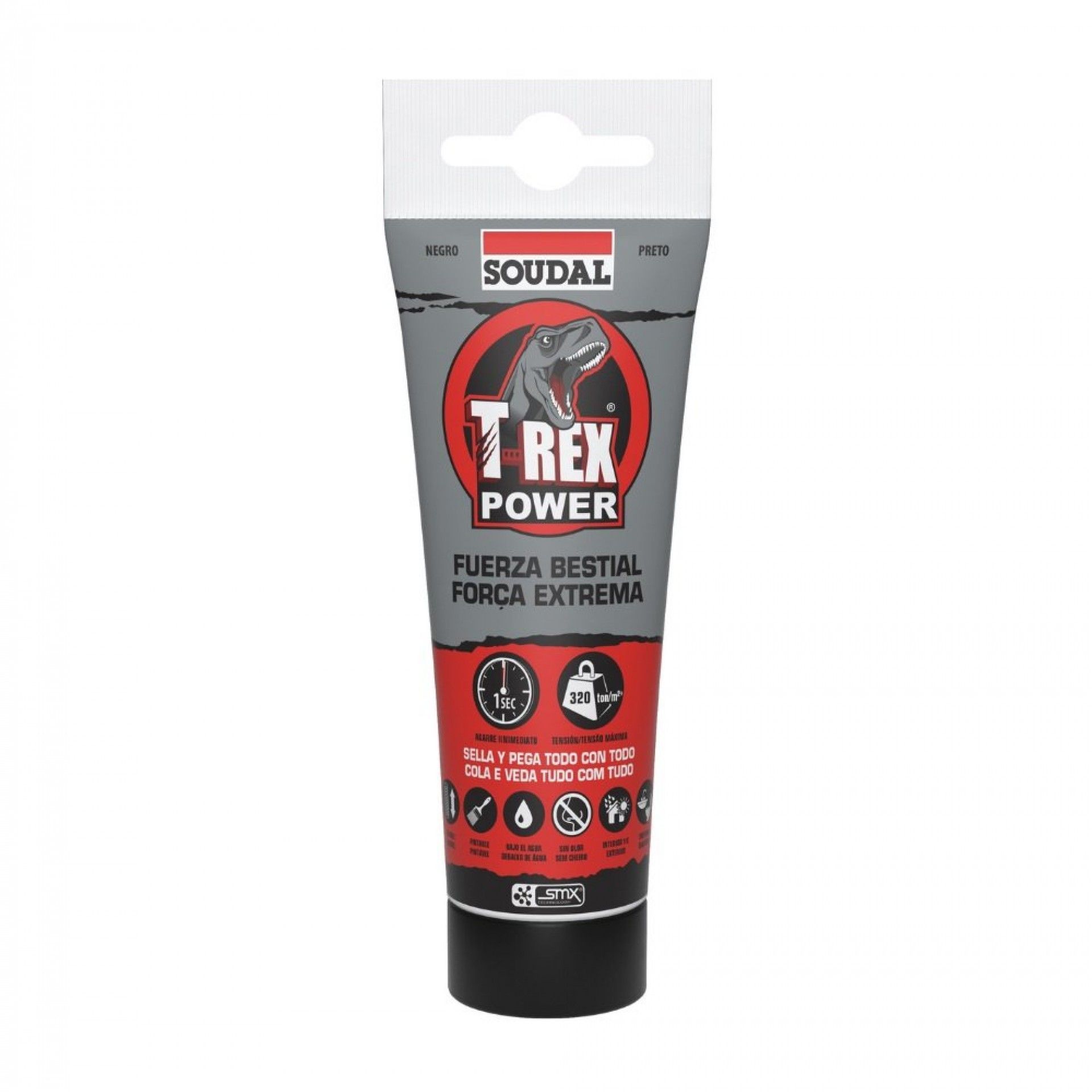 T-Rex Power 125ml Preto refª 1615103 Soudal