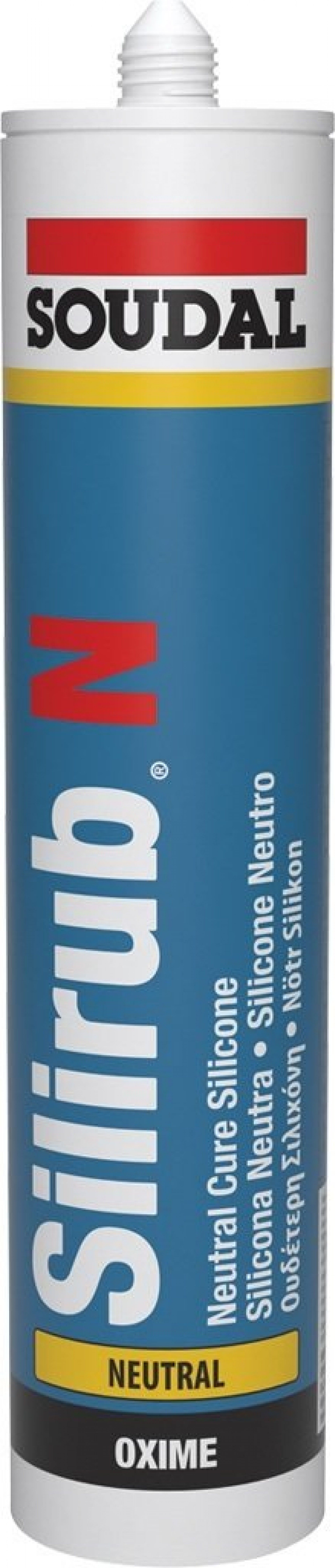 Silicone neutro SiliRub verde ral 6005 300ml Soudal