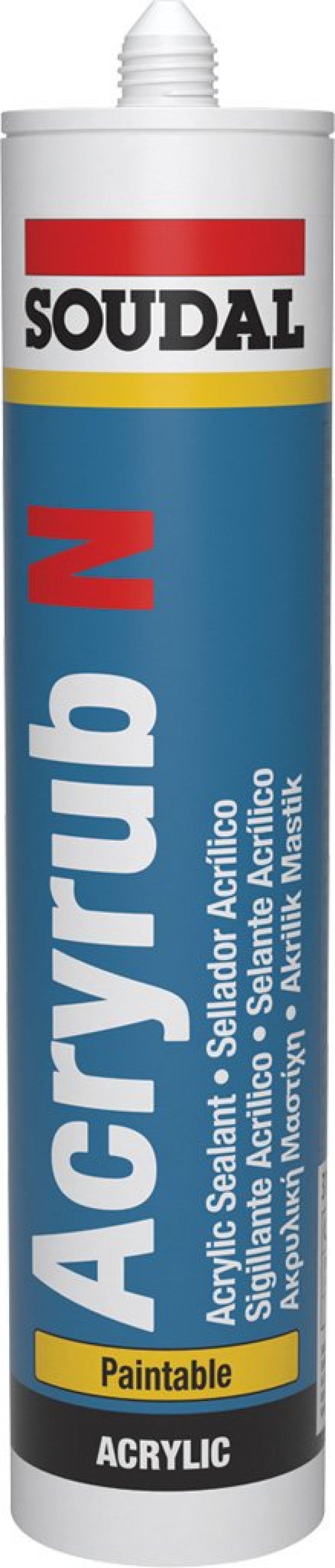 Selante Acryrub N Branco 310ml Soudal