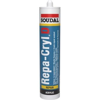Mastic granulado Repa-Cryl D branco Soudal