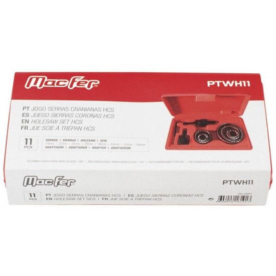 Jg. serras cranianas HCS  PTWH11 11ps ref 161.0091 MACFER