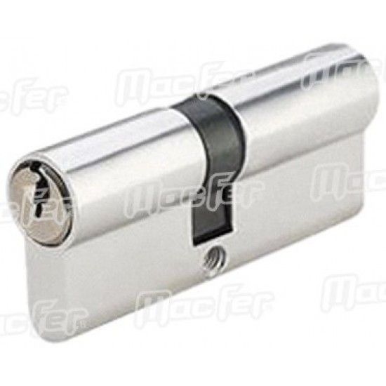 Cil. ch. normal mf CYW 50mm (25+25) niq. refª 151.0006 MACFER Cil. ch. normal mf CYW 50mm (25+25) niq. refª 151.0006 MACFER