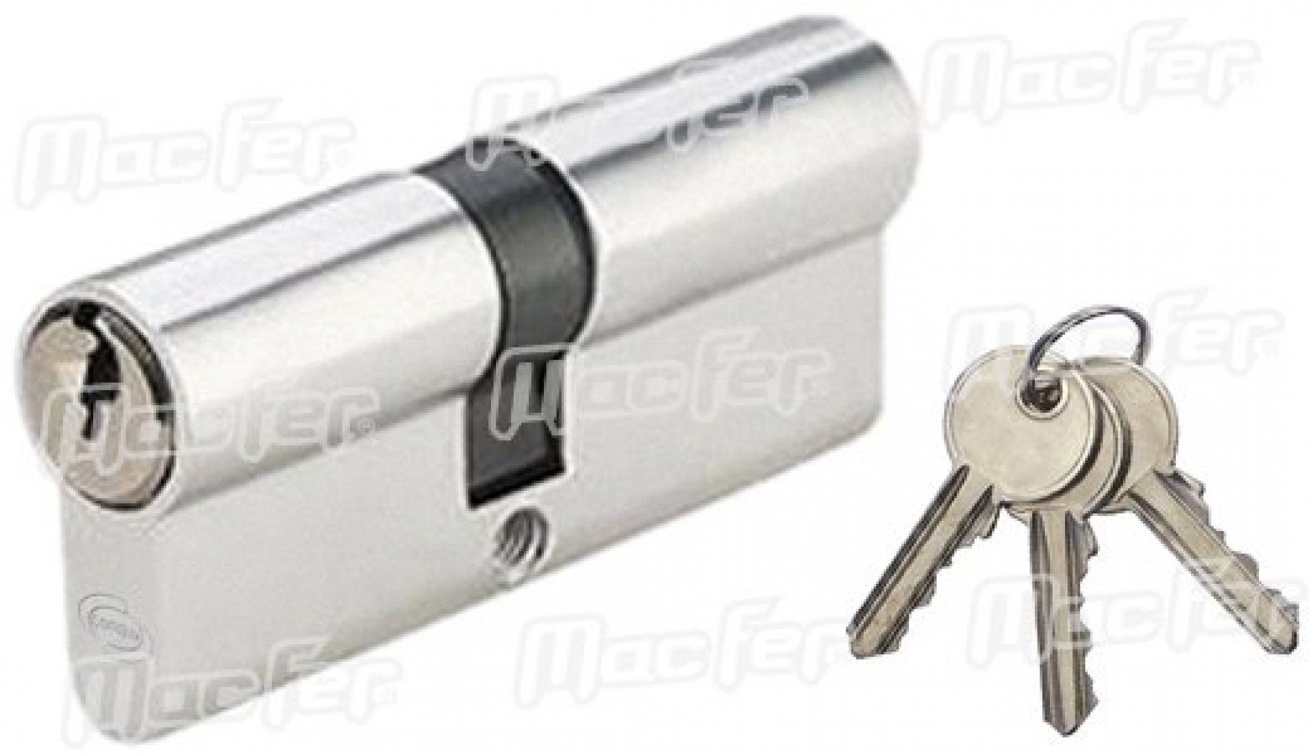 Cil. ch. normal mf CYW 60mm (30+30) niq. refª 151.0011 MACFER