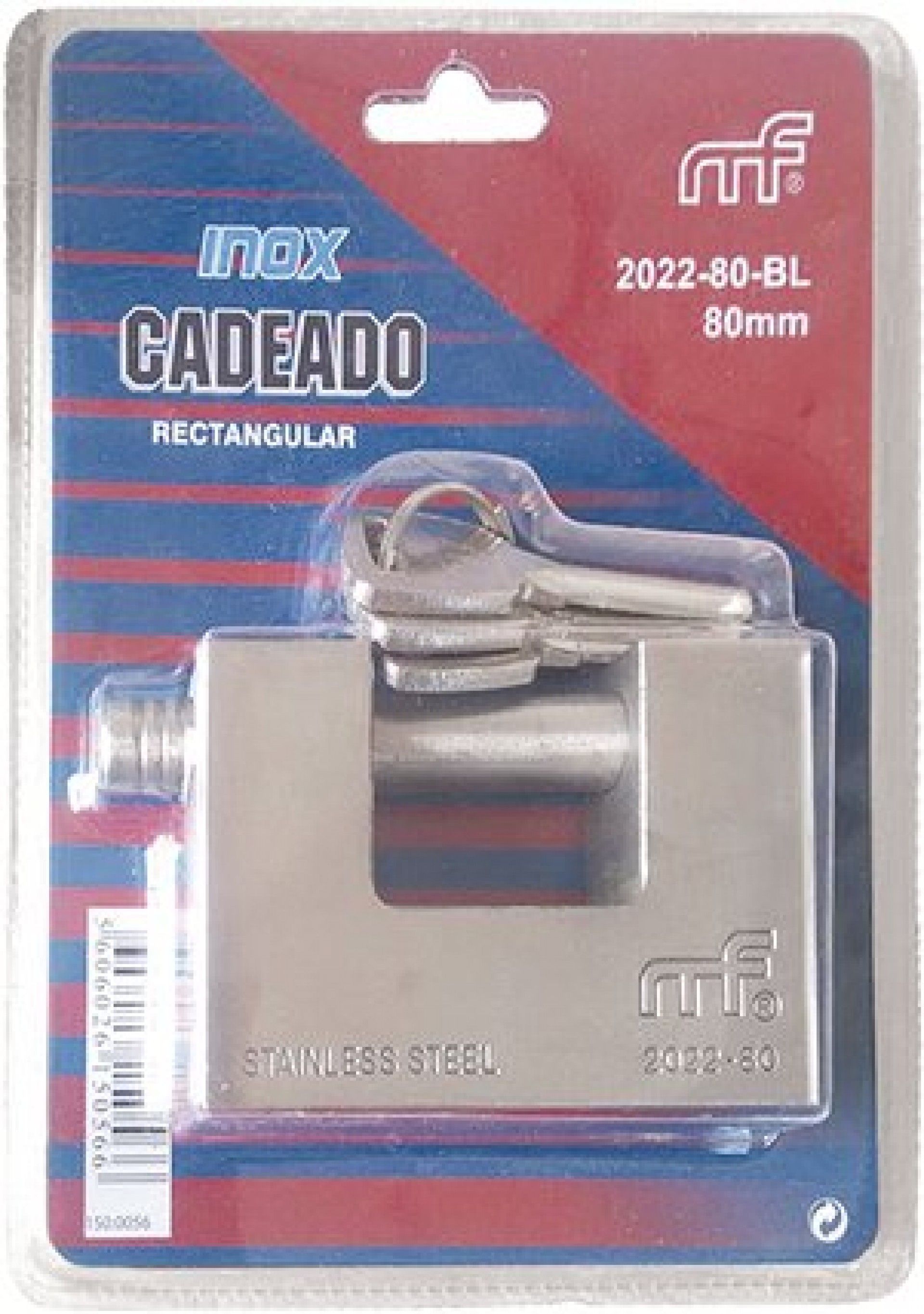 Chave para cadeado rectangular inox 2022K refª 150.0110 MACFER