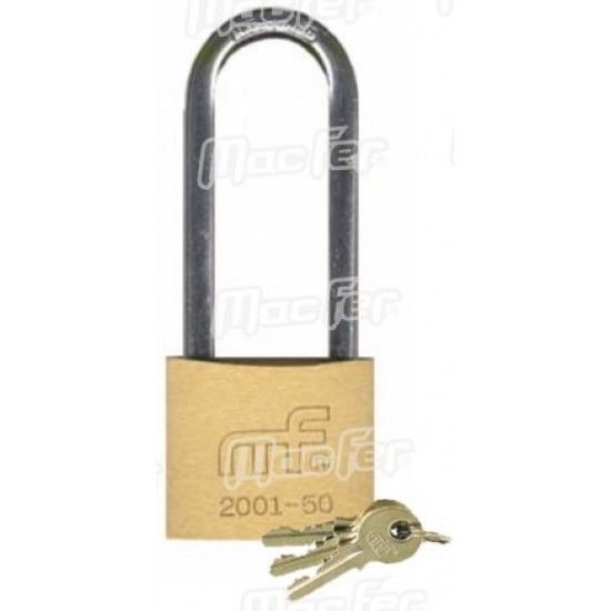 Cadeado argola alta latão mf 2001-30 30mm refª 150.0010 MACFER Cadeado argola alta latão mf 2001-30 30mm refª 150.0010 MACFER