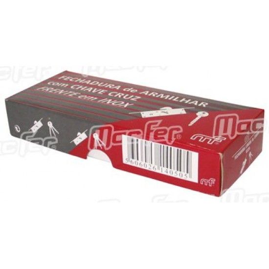 Fechadura arm. ch. cruz l�ngua cair mf 0321 KA-A3 ref� 140.0092 MACFER