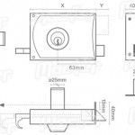 Fechadura pregar á face ch. normal MacFer DR720 120mm Esq refª 140.0063 MACFER Fechadura pregar á face ch. normal MacFer DR720 120mm Esq refª 140.0063 MACFER