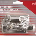 Corrente de seguran�a pregar � face c/ ch. mf 740 niq. ref� 140.0030 MACFER