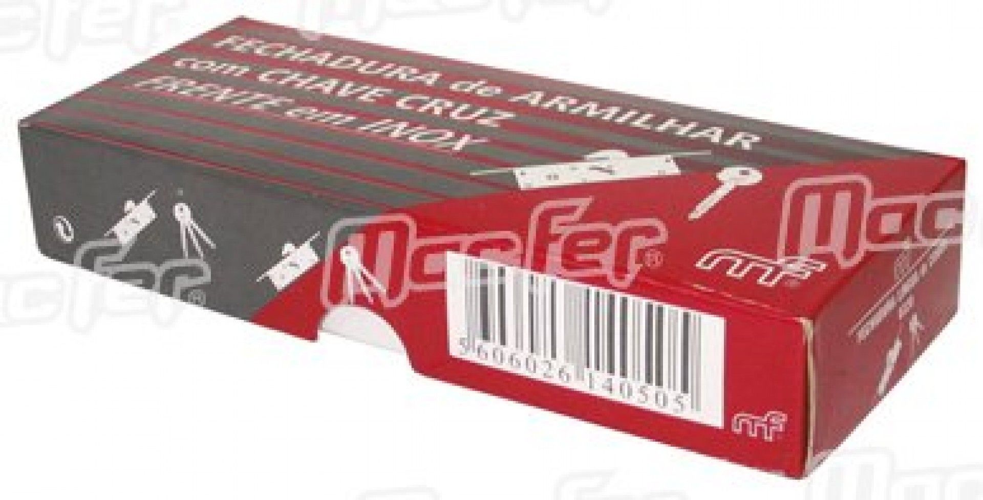 Fechadura arm. ch. cruz língua cobra mf 0320 refª 140.0050 MACFER