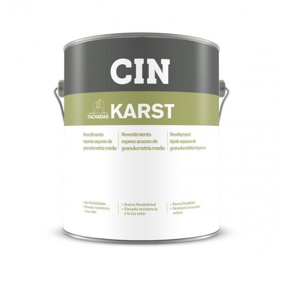 REVESTIMENTO ESPESSO KARST BRANCO 20Kg ref 14-950 CIN