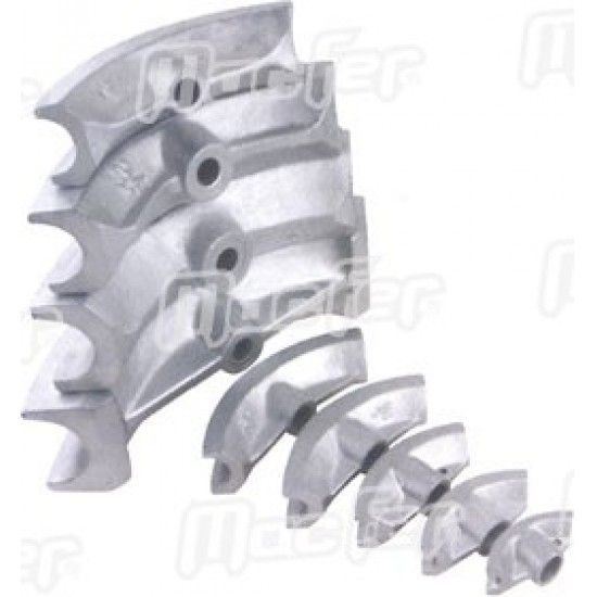 Mquina virar tubo galvanizado hidrulica com rodas SWG-3 1/2"~3" ref 136.0046 MACFER