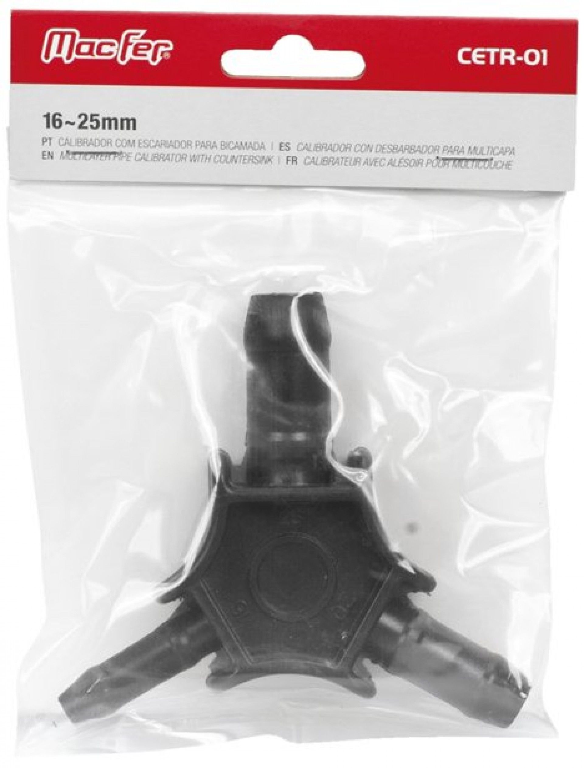 Calibrador c/ escariador p/ bicamada MacFer CETR-01 16~25mm refª 136.0070 MACFER