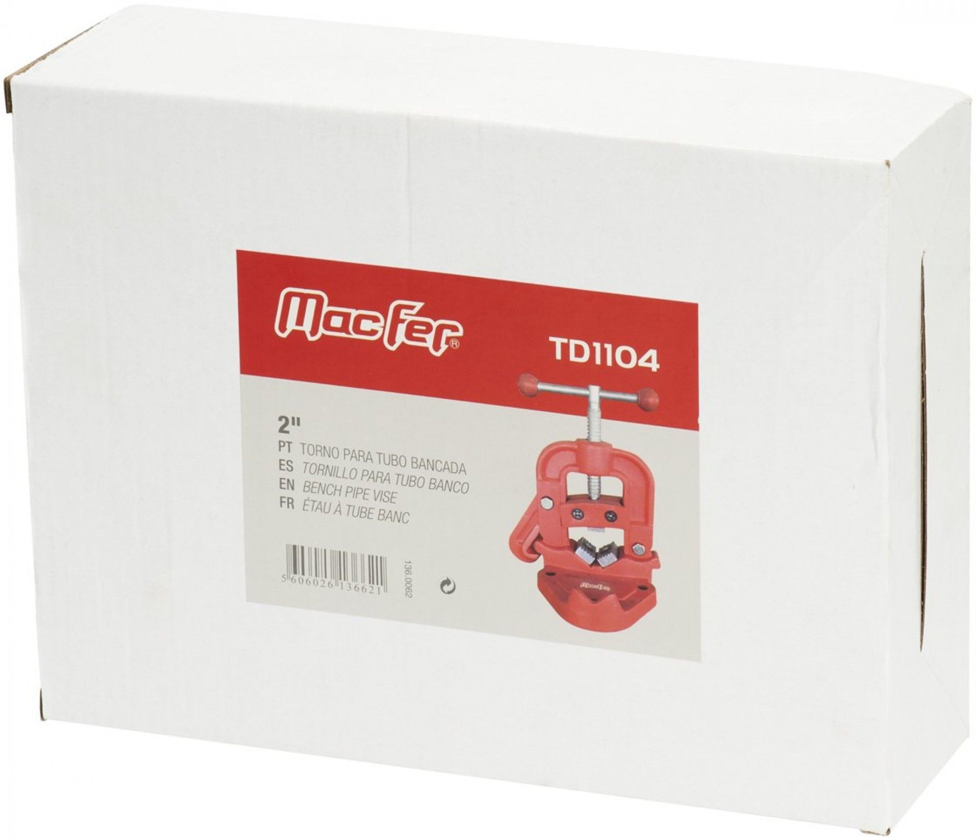 Torno p/ tubo bancada MacFer TD1104 2" refª 136.0062 MACFER
