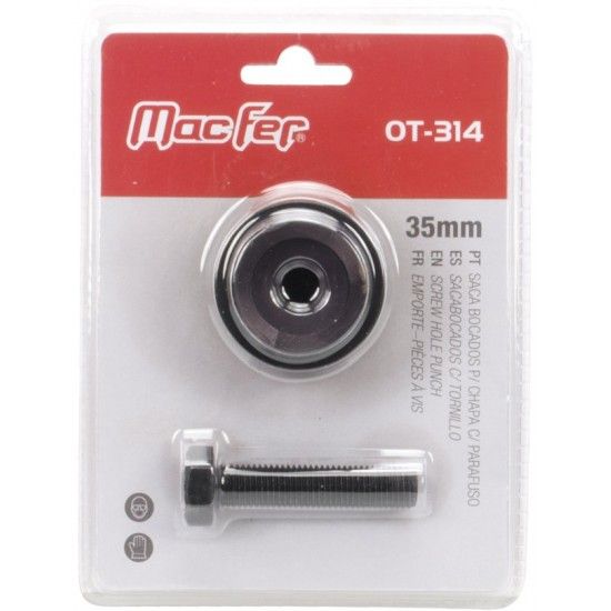 Saca bocados p/ chapa c/ parafuso MacFer OT-314 32mm ref 136.0025 MACFER