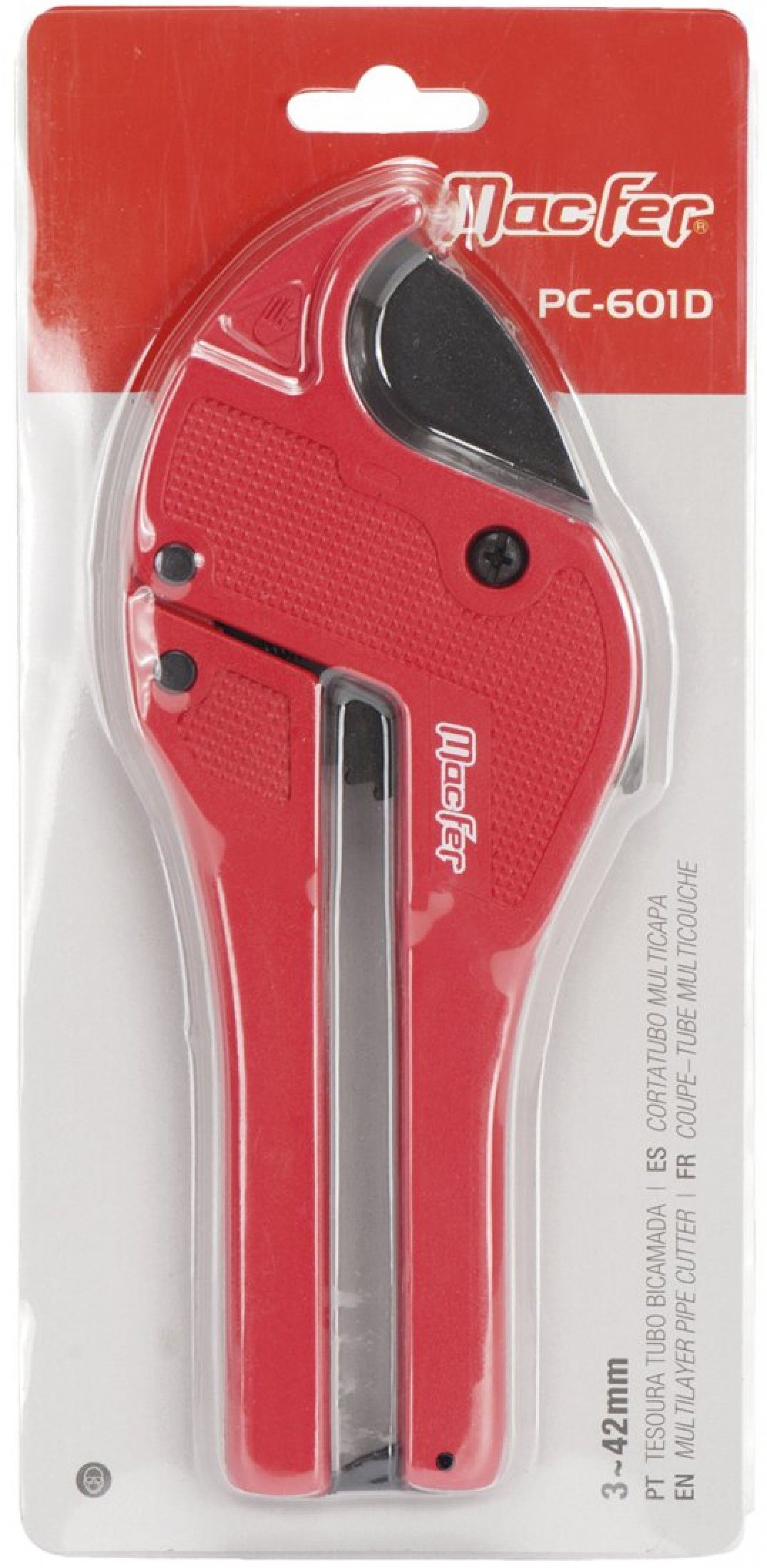 Tesoura tubo bicamada 3-42mm PC-601D refª 136.0004 Macfer