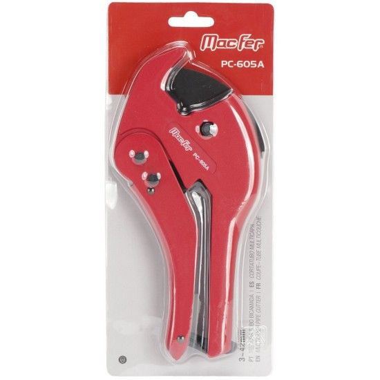Tesoura tubo bicamada 3-42mm PC-605A refª 136.0005 Macfer Tesoura tubo bicamada 3-42mm PC-605A refª 136.0005 Macfer