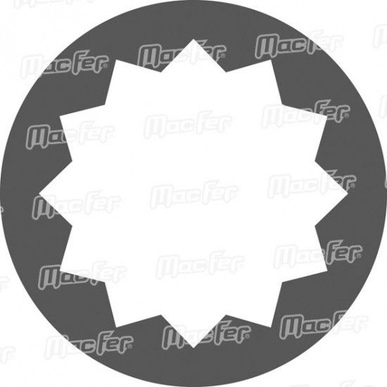 Bit sextavado estriado BSP37 10mm  M5 75mm ref 134.0195 MACFER