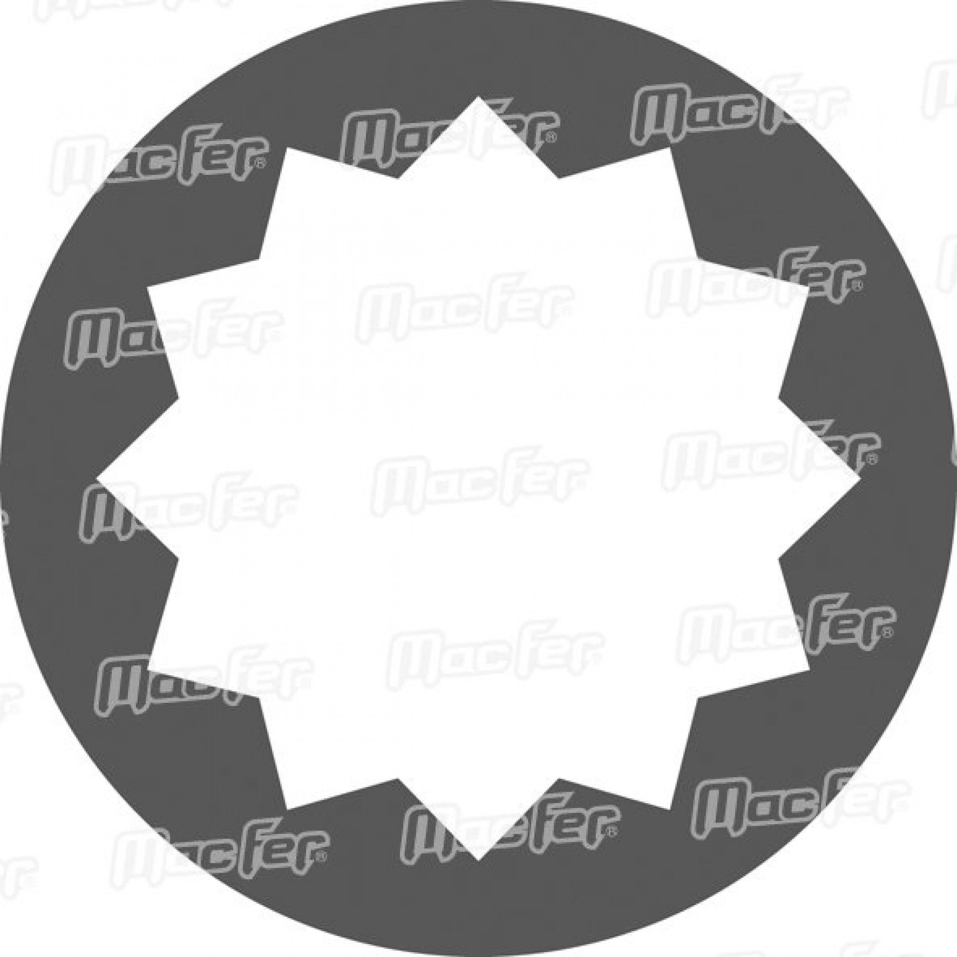 Bit sextavado estriado BSP33 10mm M8 30mm refª 134.0192 MACFER