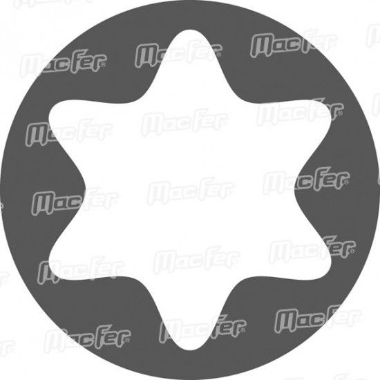 Bit sextavado torx BT33 10mm T55 30mm ref� 134.0186 MACFER