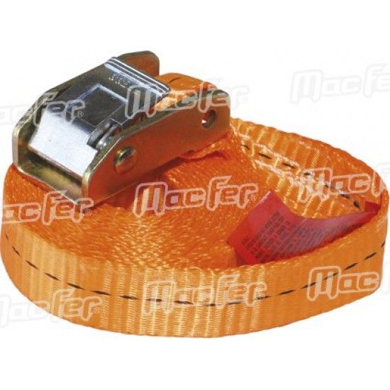 Cinta amar. c/ fivela s/ gancho MacFer RTL 1t 25mm 3m ref 132.0005 MACFER