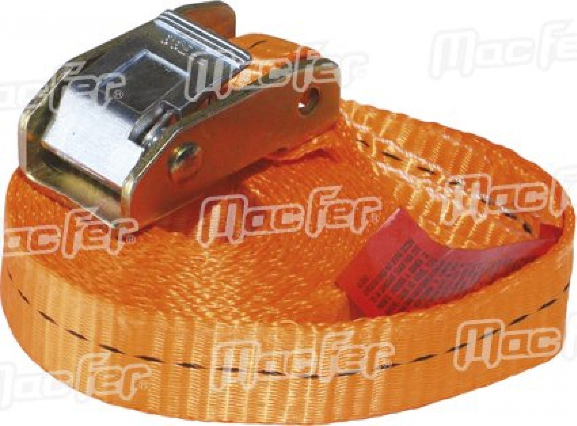 Cinta amar. c/ fivela s/ gancho MacFer RTL 1t 25mm 3m refª 132.0005 MACFER