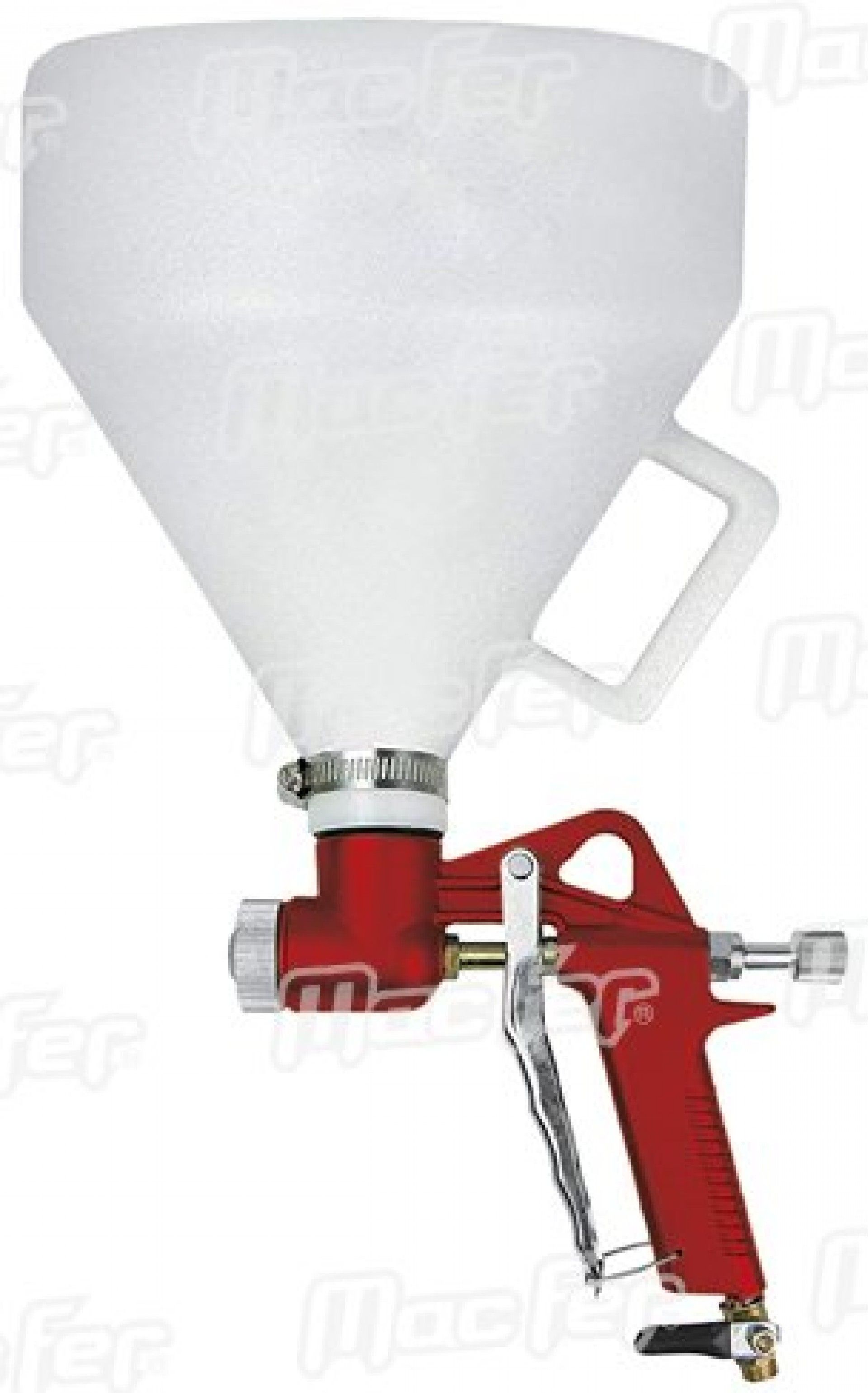 Pistola pint. gravidade p/ texturas MacFer FR-301 3 bicos refª 130.0044 MACFER