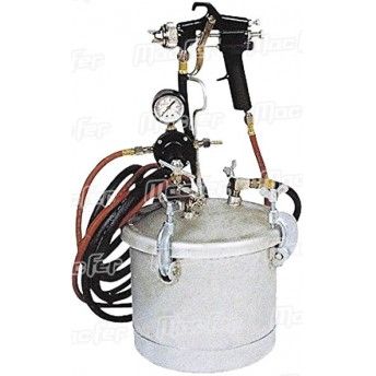 Tanque pint. c/ pistola MacFer PT-8 8l 4m 1,8mm ref 130.0006 MACFER