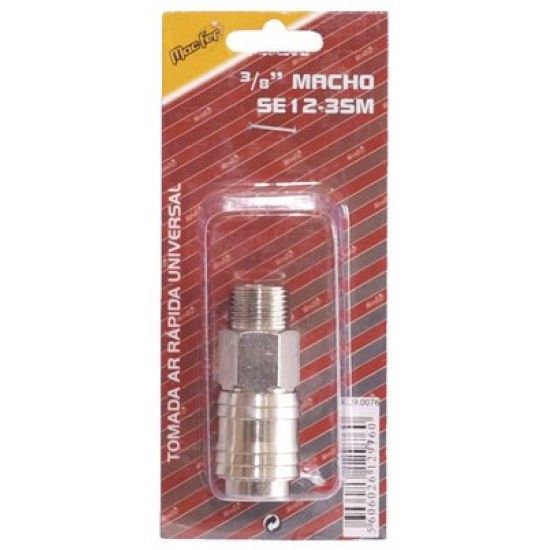 Bucha rápida universal 3/8 Macho refª 129.0076 Bucha rápida universal 3/8 Macho refª 129.0076