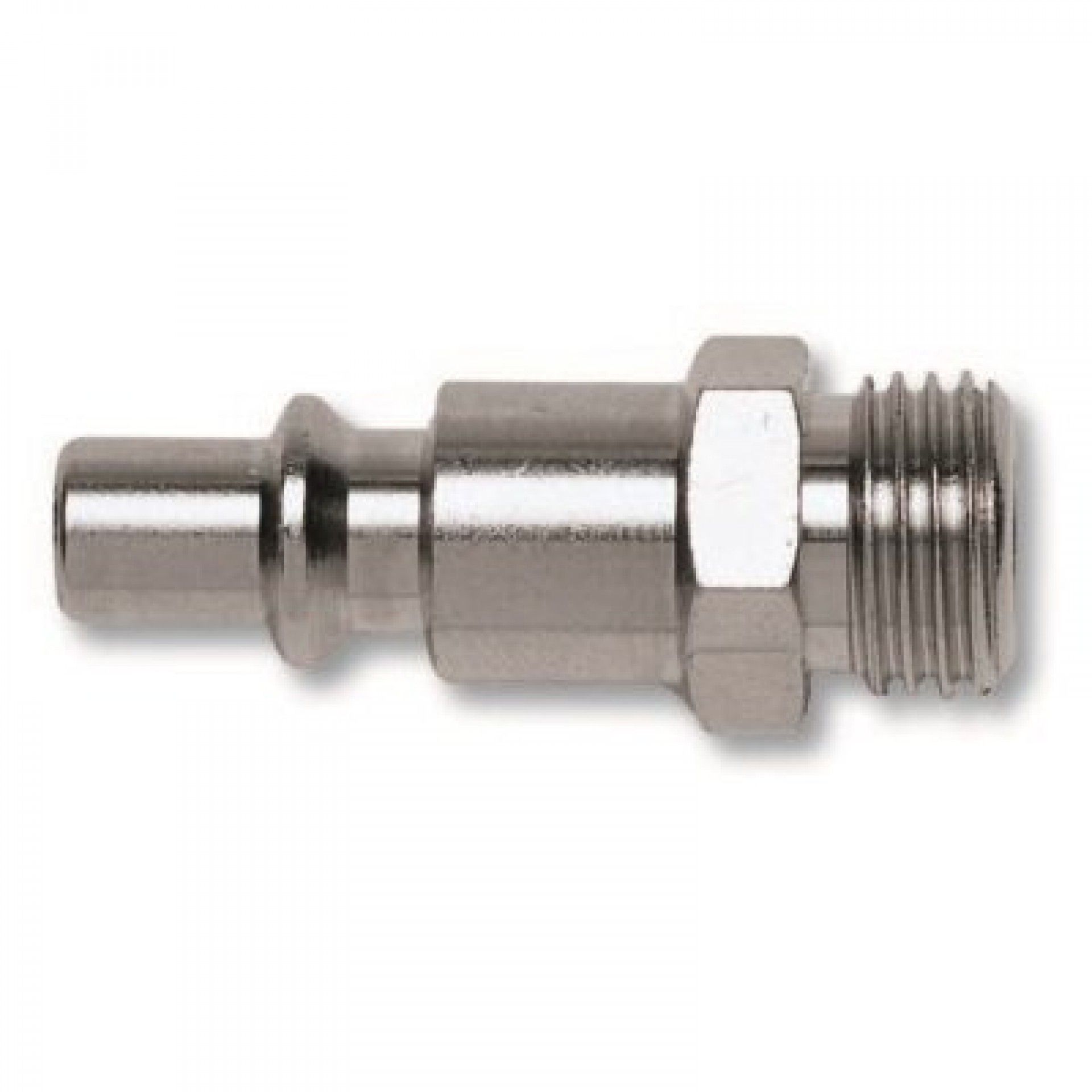 Ponteira ar ¼ macho (fina) rápida universal