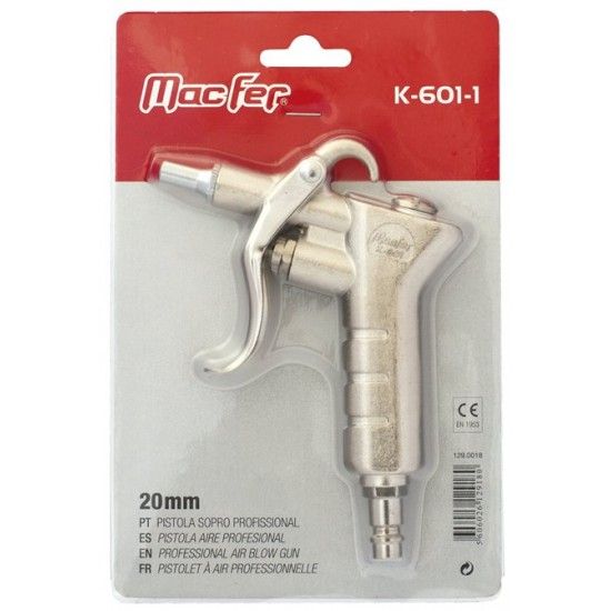 Pistola sopro prof. MacFer K-601-1   20mm ref� 129.0018 MACFER