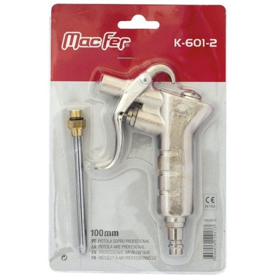Pistola sopro prof. MacFer K-601-2 100mm ref� 129.0017 MACFER