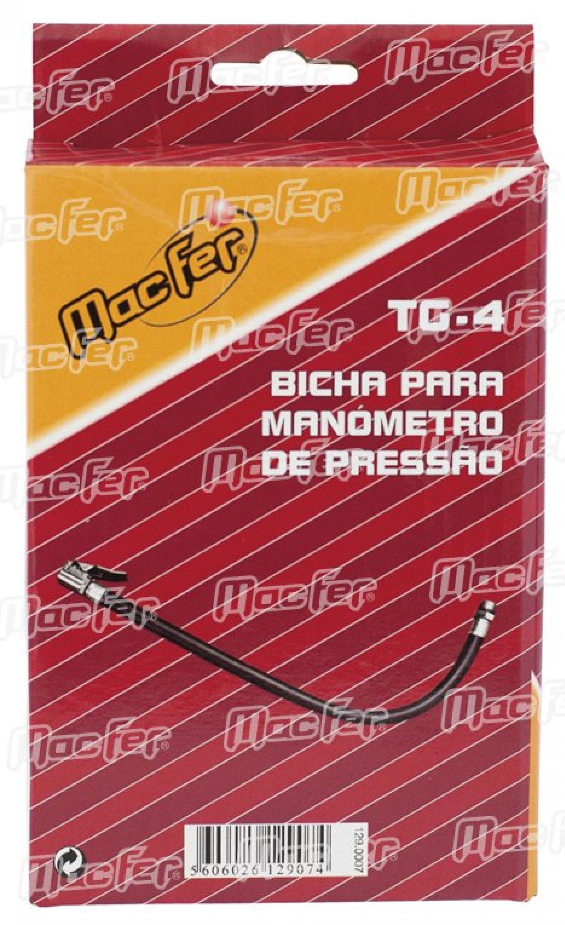 Bicha p/ manómetro pressão TG-4-H refª 129.0007 MACFER