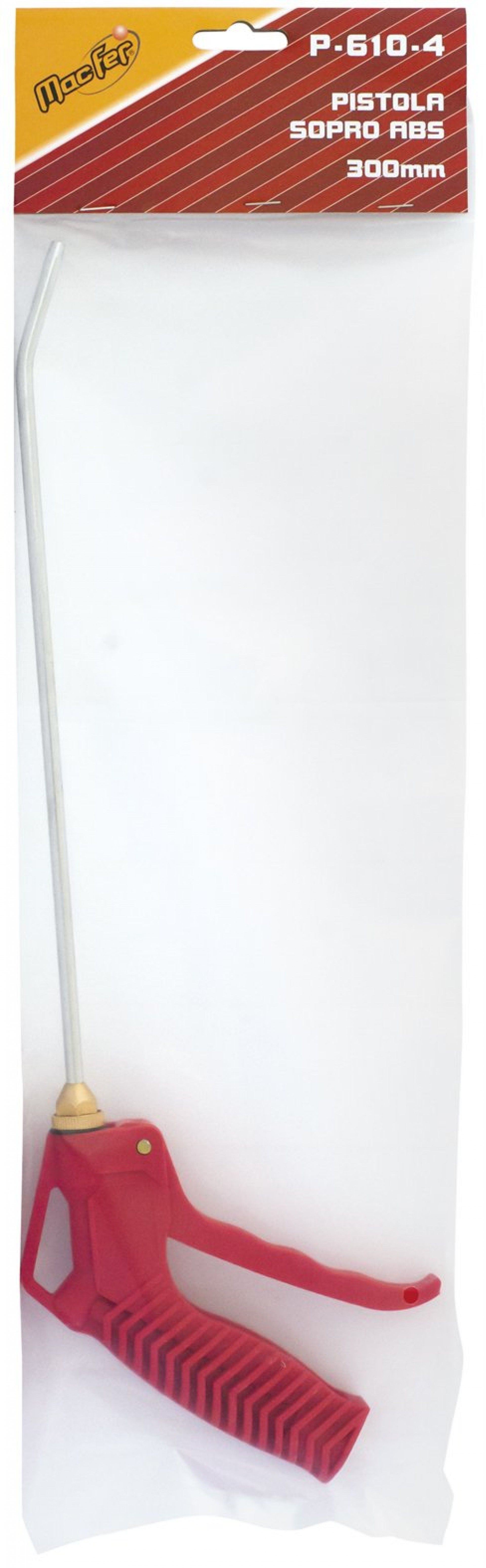 Pistola sopro ABS bico curvo MacFer P-610-4 300mm refª 129.0013 MACFER