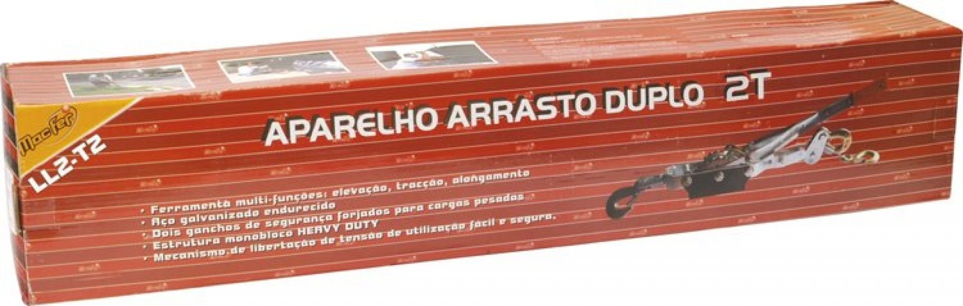 Aparelho arrasto duplo MacFer FD-4T 4,0t refª 128.0022 MACFER