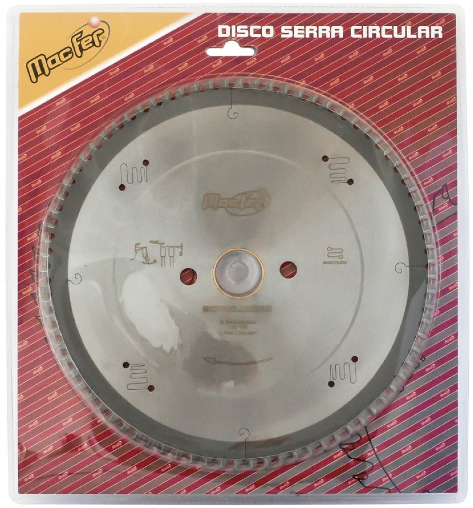Disco serra circular p/ alumínio MacFer SCPA 250x30mm Z80 refª 125.0003 MACFER