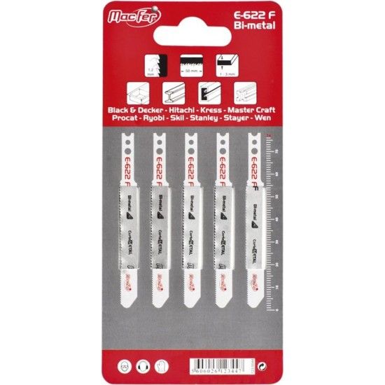 Serra tico-tico bimetal  MacFer E-622F 76mm  ref 123.0044 MACFER