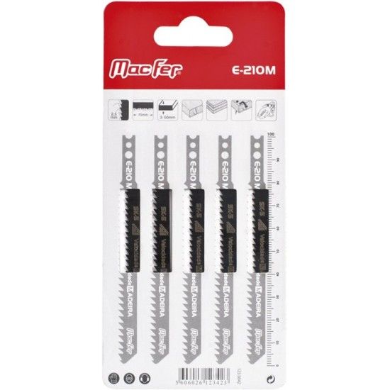 Serra tico-tico SK5 MacFer E-210M 100mm refª 123.0042 MACFER Serra tico-tico SK5 MacFer E-210M 100mm refª 123.0042 MACFER