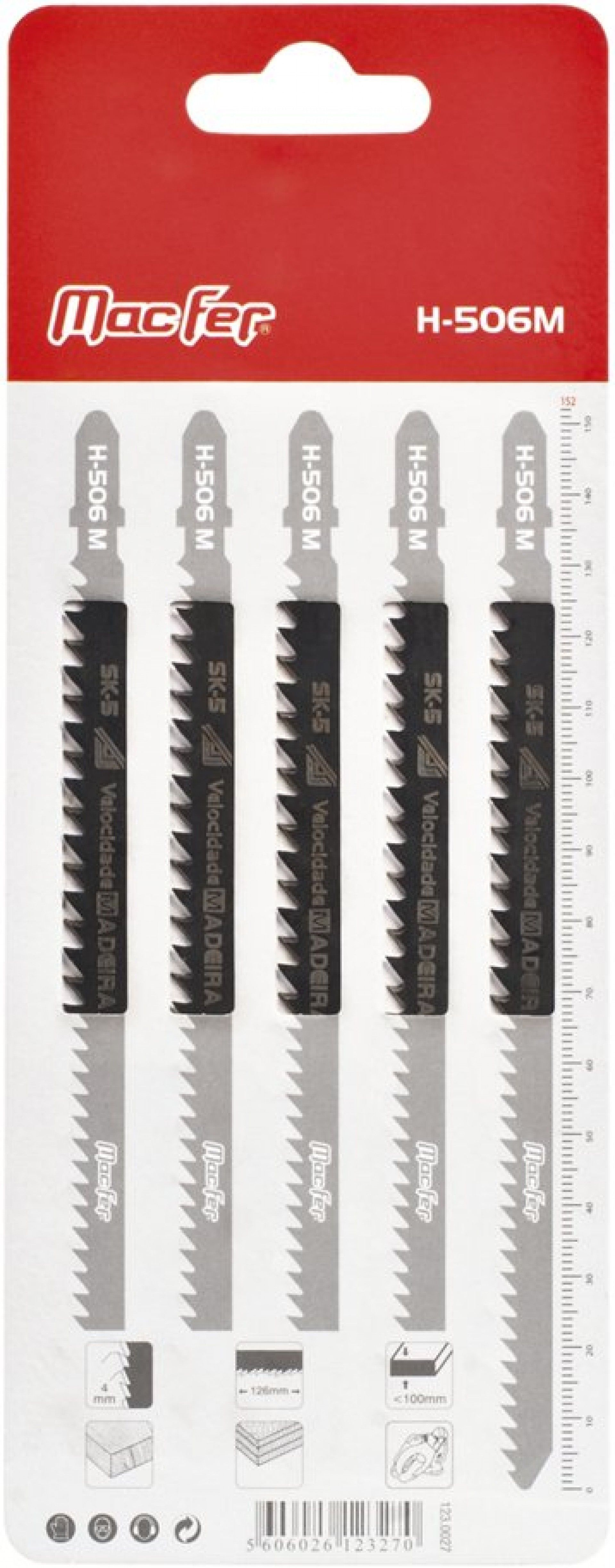 Serra tico-tico SK5 MacFer H-506M 152mm refª 123.0027 MACFER