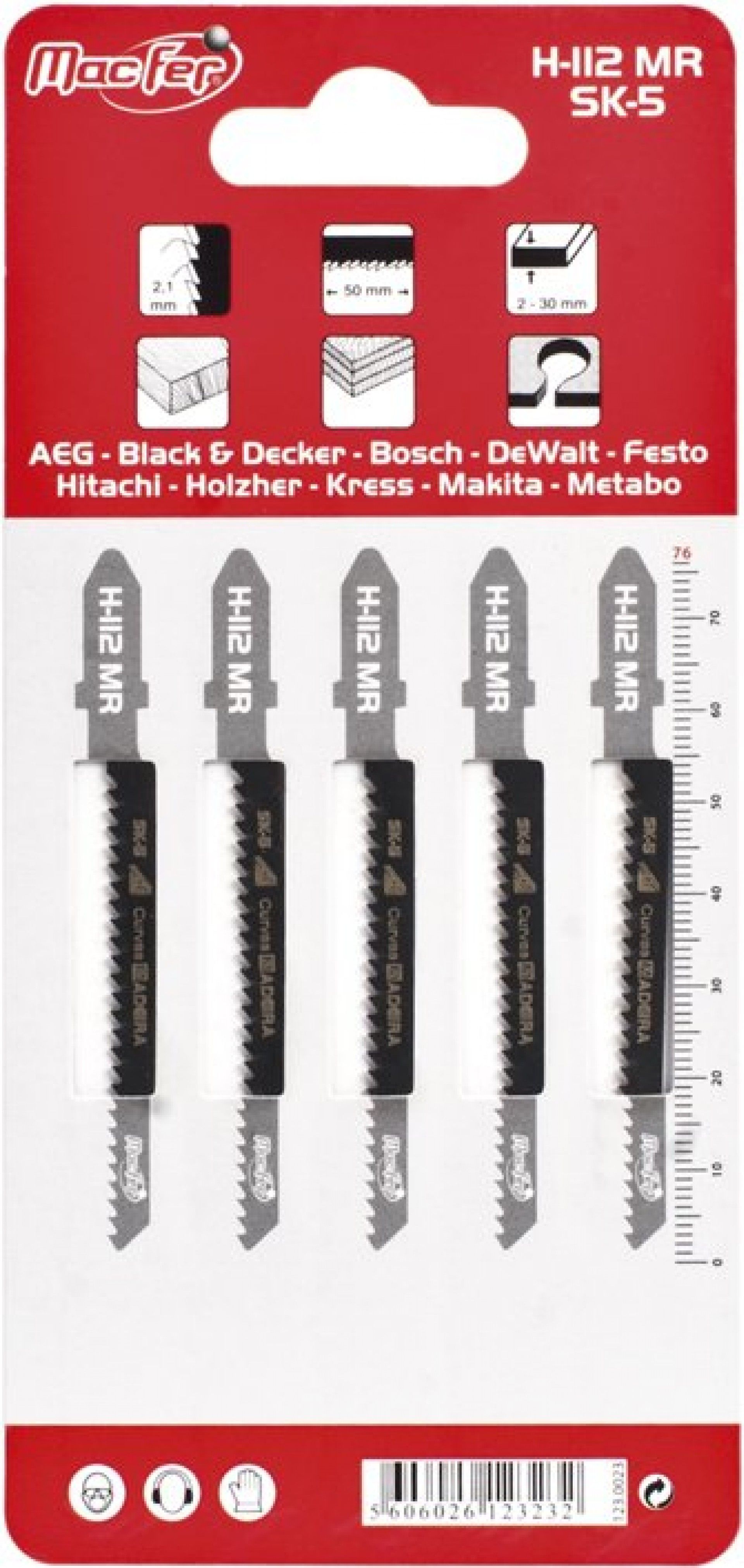 Serra tico-tico SK5 MacFer H-112MR 76mm refª 123.0023 MACFER