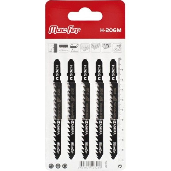 Serra tico-tico SK5 MacFer H-206M 100mm refª 123.0021 MACFER Serra tico-tico SK5 MacFer H-206M 100mm refª 123.0021 MACFER