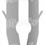 Bucha nylon uni. c/ gancho mf 85A-G 6x35mm branco  ref� 121.0082 MACFER