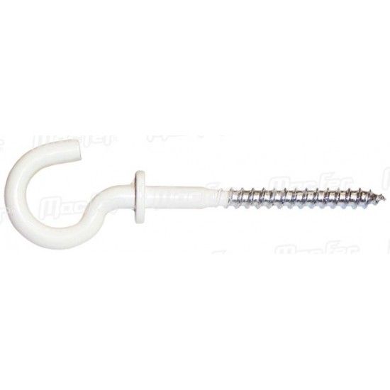 Bucha nylon uni. c/ gancho mf 85A-G 6x35mm branco refª 121.0082 MACFER Bucha nylon uni. c/ gancho mf 85A-G 6x35mm branco refª 121.0082 MACFER