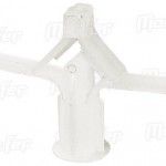 Bucha nylon borboleta mf BNA19 19mm 100p�  ref� 121.0056 MACFER