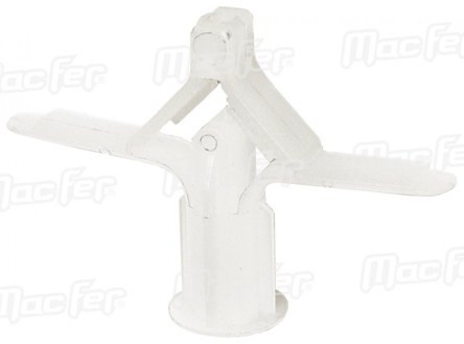 Bucha nylon borboleta mf BNA19 19mm 100pç refª 121.0056 MACFER