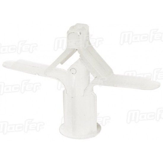 Bucha nylon borboleta mf BNA19 19mm 100p�  ref� 121.0056 MACFER
