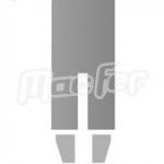 Bucha nylon TP cogumelo mf TP-3   6x25mm  ref 121.0062 MACFER