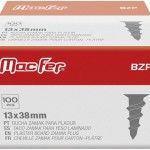 Bucha zamak p/ pladur mf BZP 38mm  ref 121.0058 MACFER