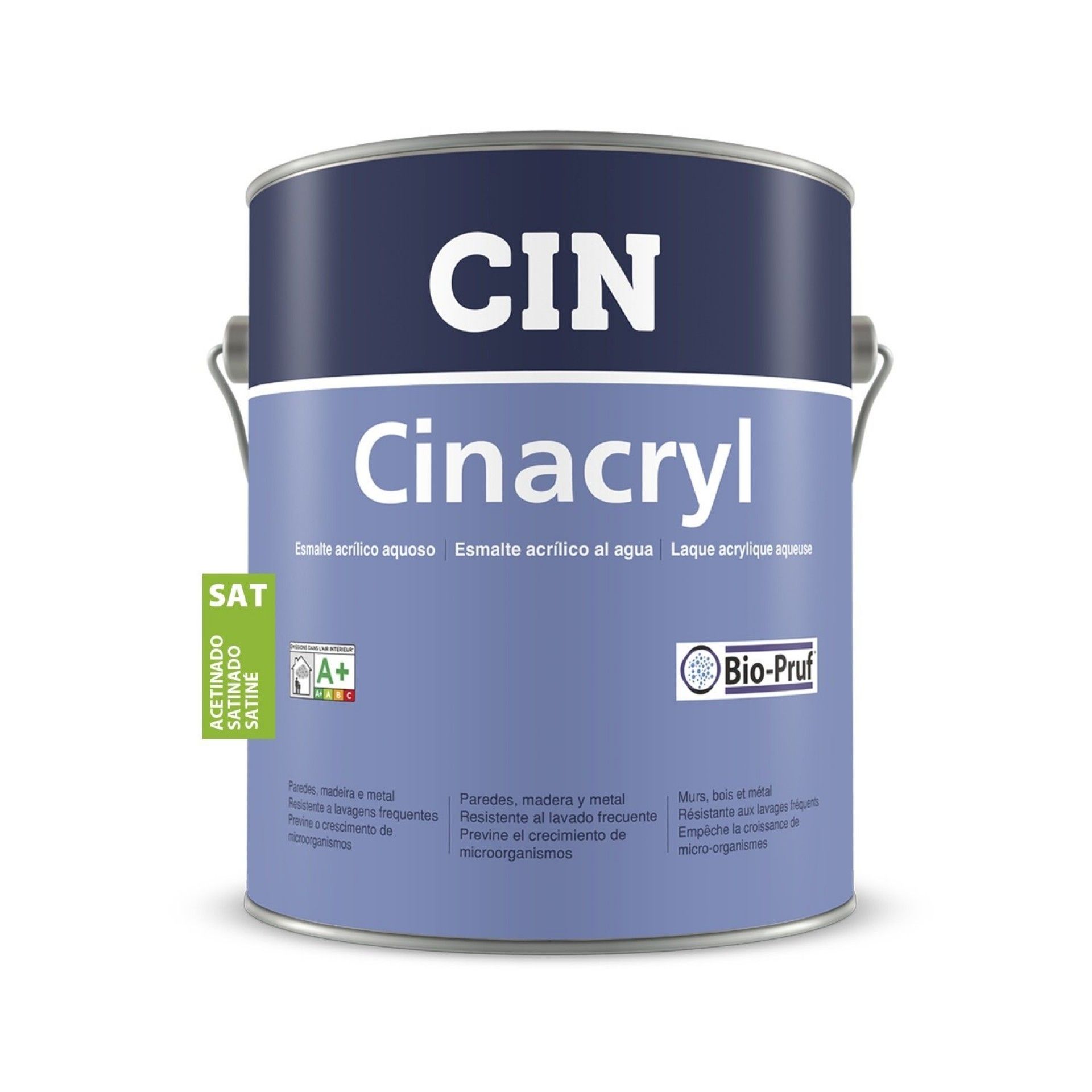 CINACRYL ACETINADO BRANCO 15L 12-220 CIN