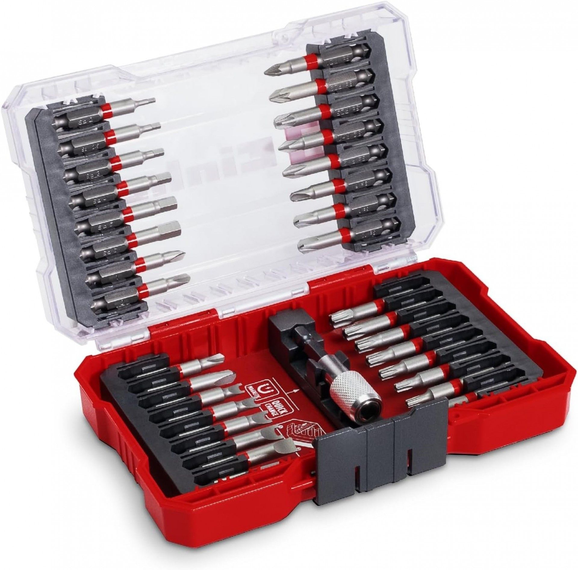 Kit bits e acessórios ¼ Hex M-case 33pç refª 118903 Einhell